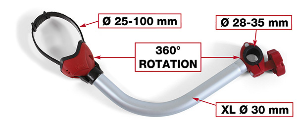 UCHWYT DO BAGAŻNIKA ROWEROWEGO PRO 2 FIAMMA KAMPER EAN (GTIN) 8004815095512