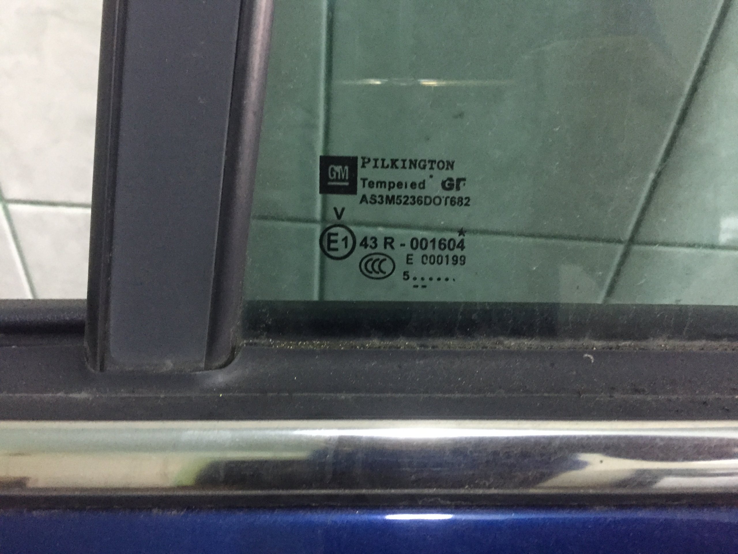 door left rear part OPEL ZAFIRA B
