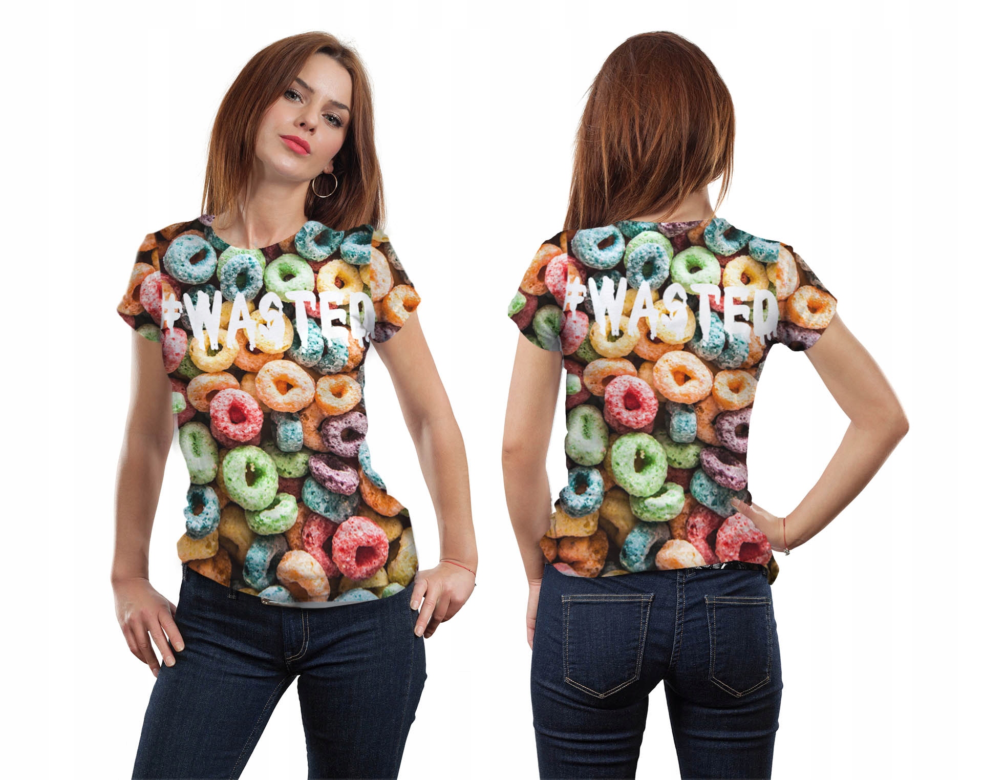 

Koszulka Fullprint T-shirt Ciasteczka L Grafika