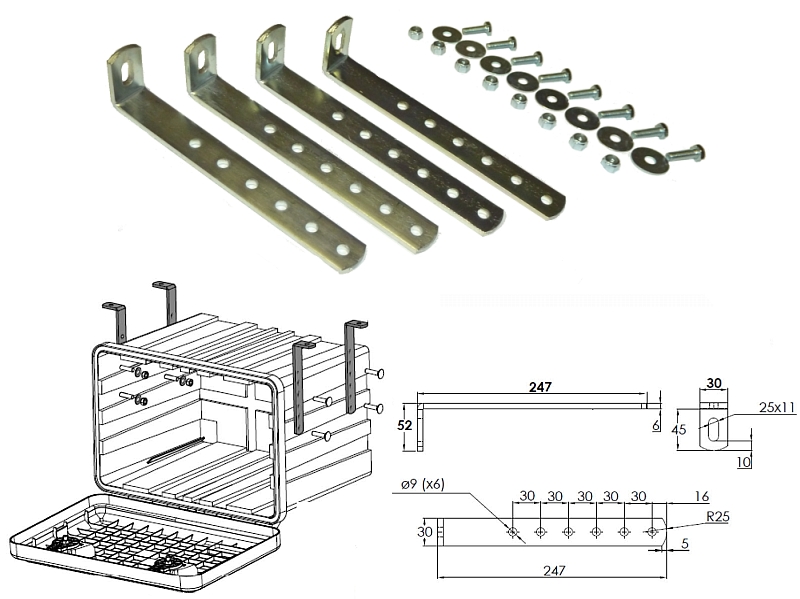кронштейн крепления ящика. 170511 schmitz крепление. держатель для балконного ящика lamela 185 145. кронштейн крепления инструментального ящика krone/schmitz 170511. Daken 88420.