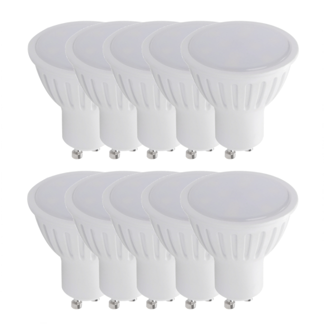 

10x Żarówka ledowa GU10 Led 2835 Smd 6W ciepła