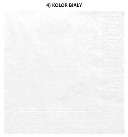 SERWETKI PAPIEROWE 13xKOLOR 33x33CM 20SZT URODZINY Liczba sztuk 20 szt.