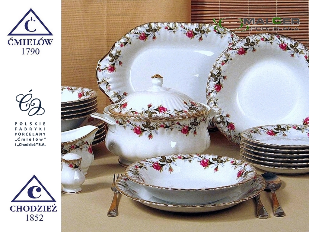 B013 IWONA PÓŁMISEK DO JAJ 21 CHODZIEŻ PORCELANA Kolor wielokolorowy