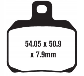 KLOCKI HAMULCOWE EBC SFA266 PIAGGIO X8 X9 BURGMAN Producent EBC