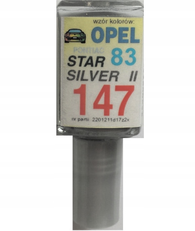 

Opel Z147 147 Star Silver II Lakier Zaprawka Ara