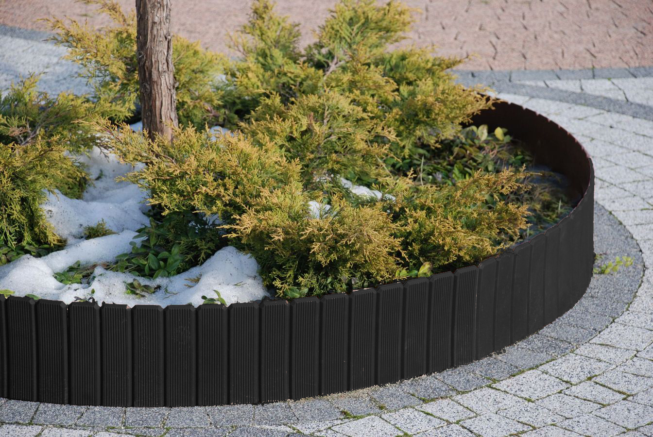EKOBORD PALISADA CZARNA - OGRODOWA, OBRZEŻE Producent GardenPlus+