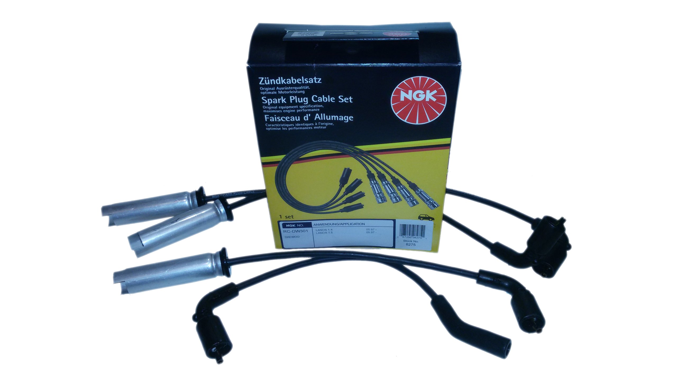 8275 - ПРОВОДА ЗАЖИГАНИЯ NGK RC-DW301 DAEWOO LANOS 97-