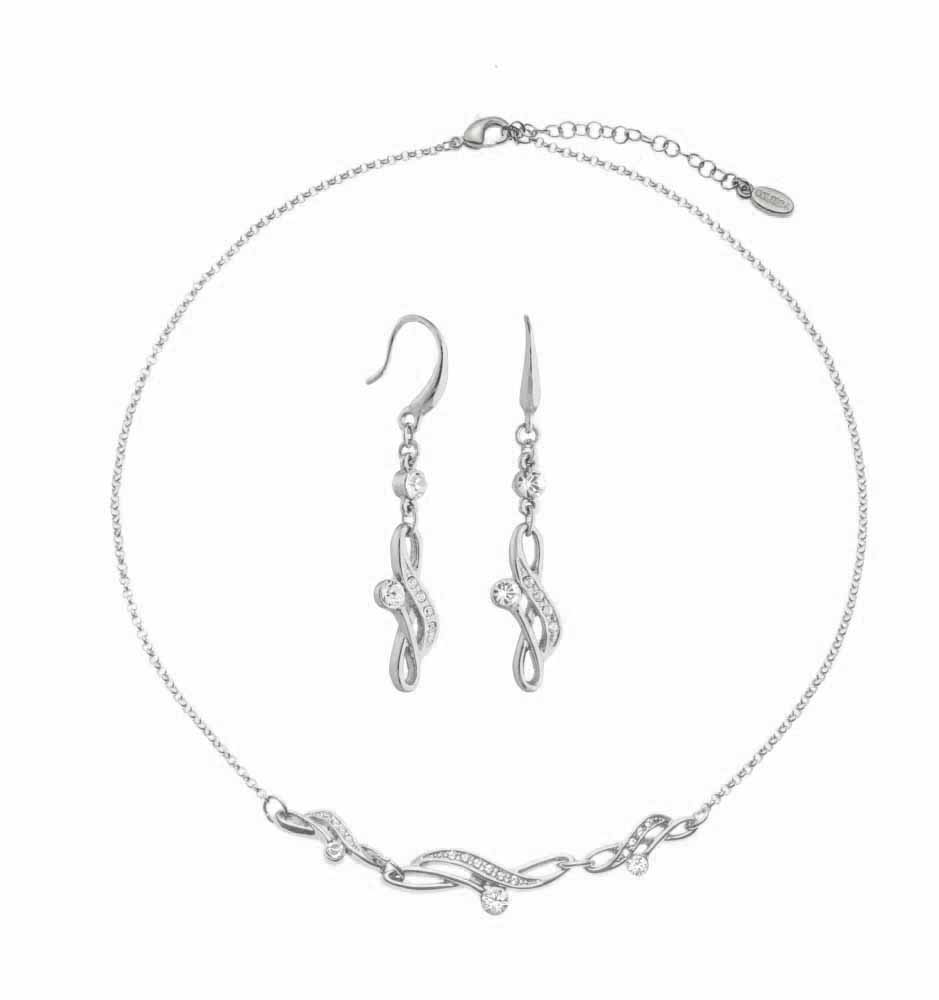 

Złoty Komplet Biżuterii Srebrny Swarovski Colibra
