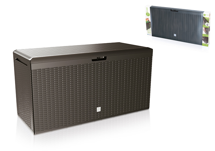 Box záhradný 114cm-290l Boxe Rato Plus MBRP290-440U umbra plastový