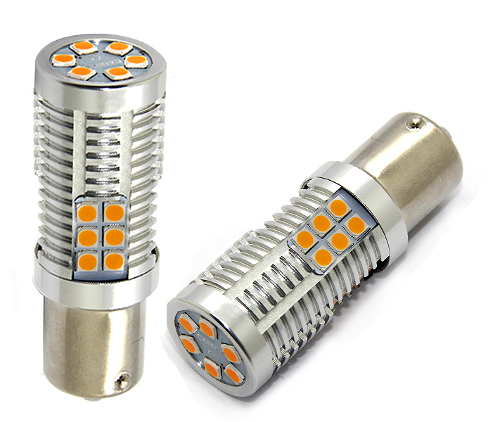 

Żarówka P21W Żółta 100% Canbus Kierunkowskaz Led