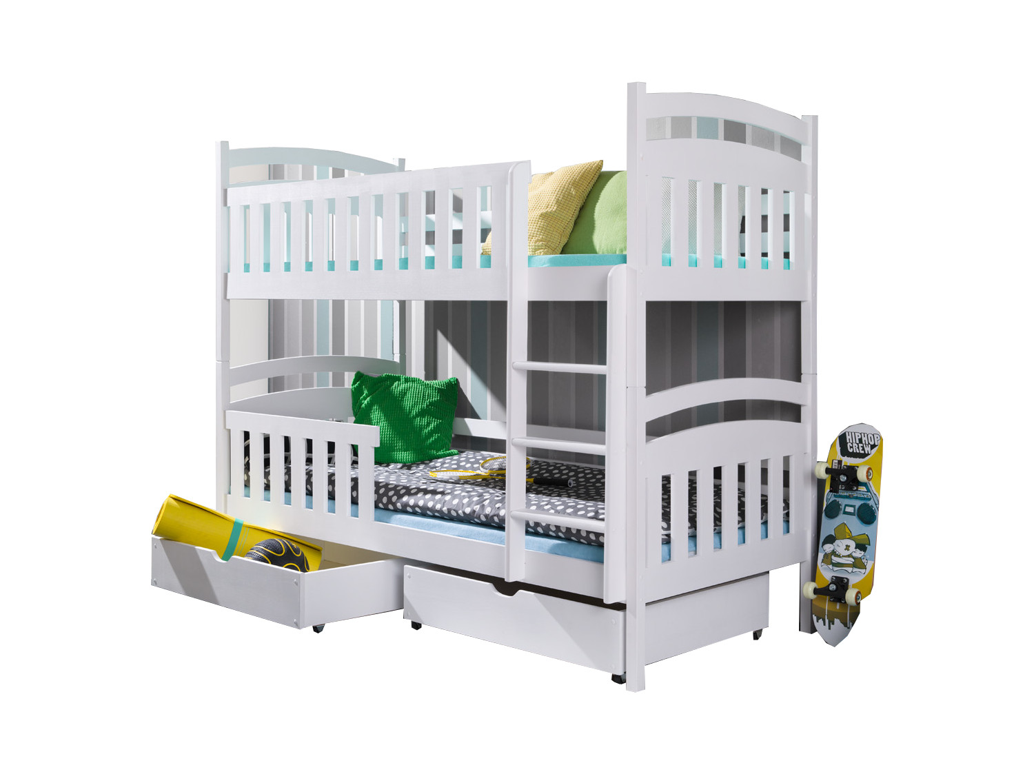 Кровать кровать 2-местные ТИМУР 80x180 + матрасы