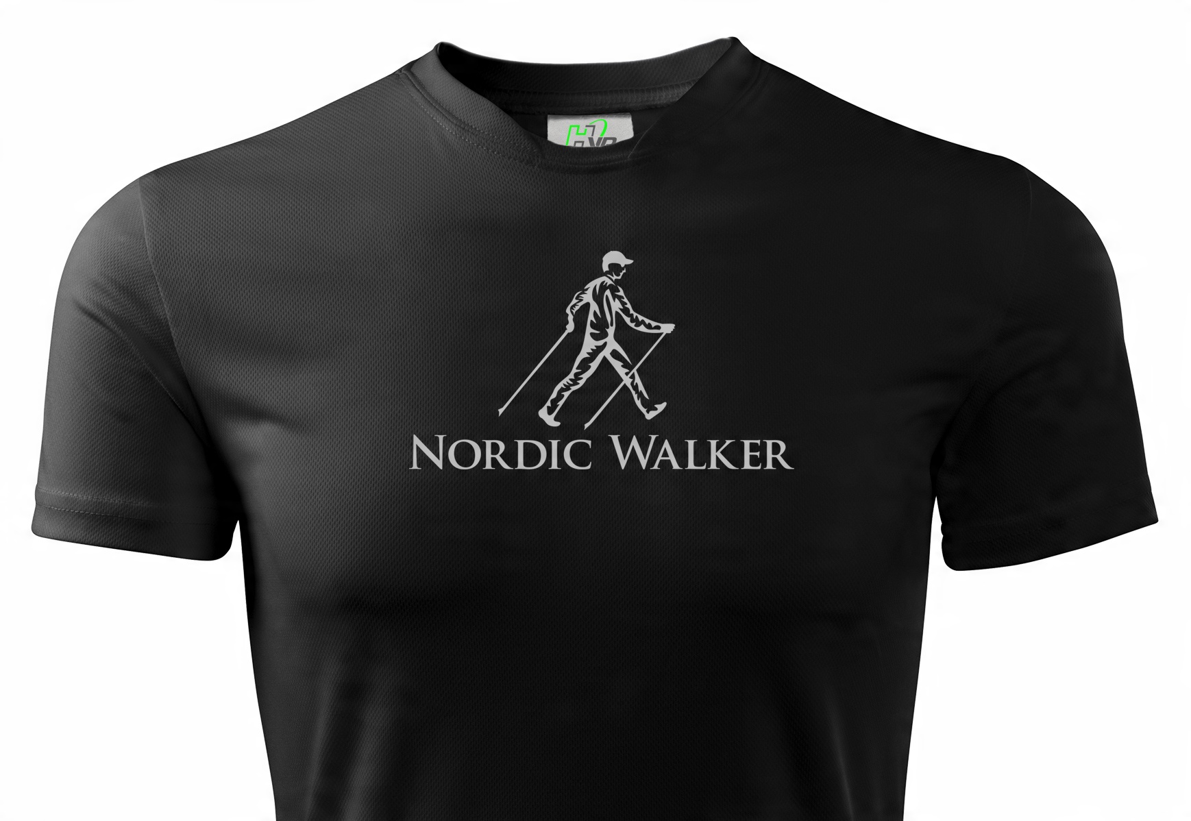 

Termiczna Koszulka Nordic Walking Czarna Odblask