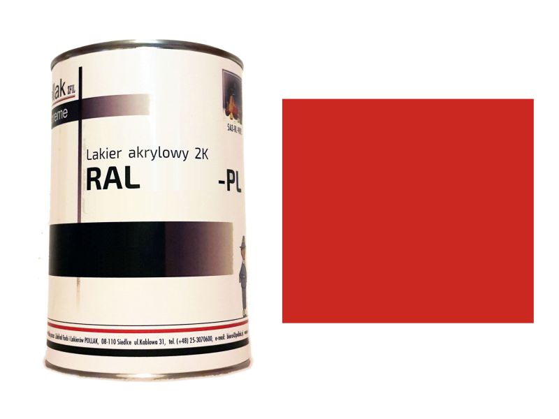 Lakier Akrylowy RAL 2002 POMARANCZOWY CYNOBER 4 L