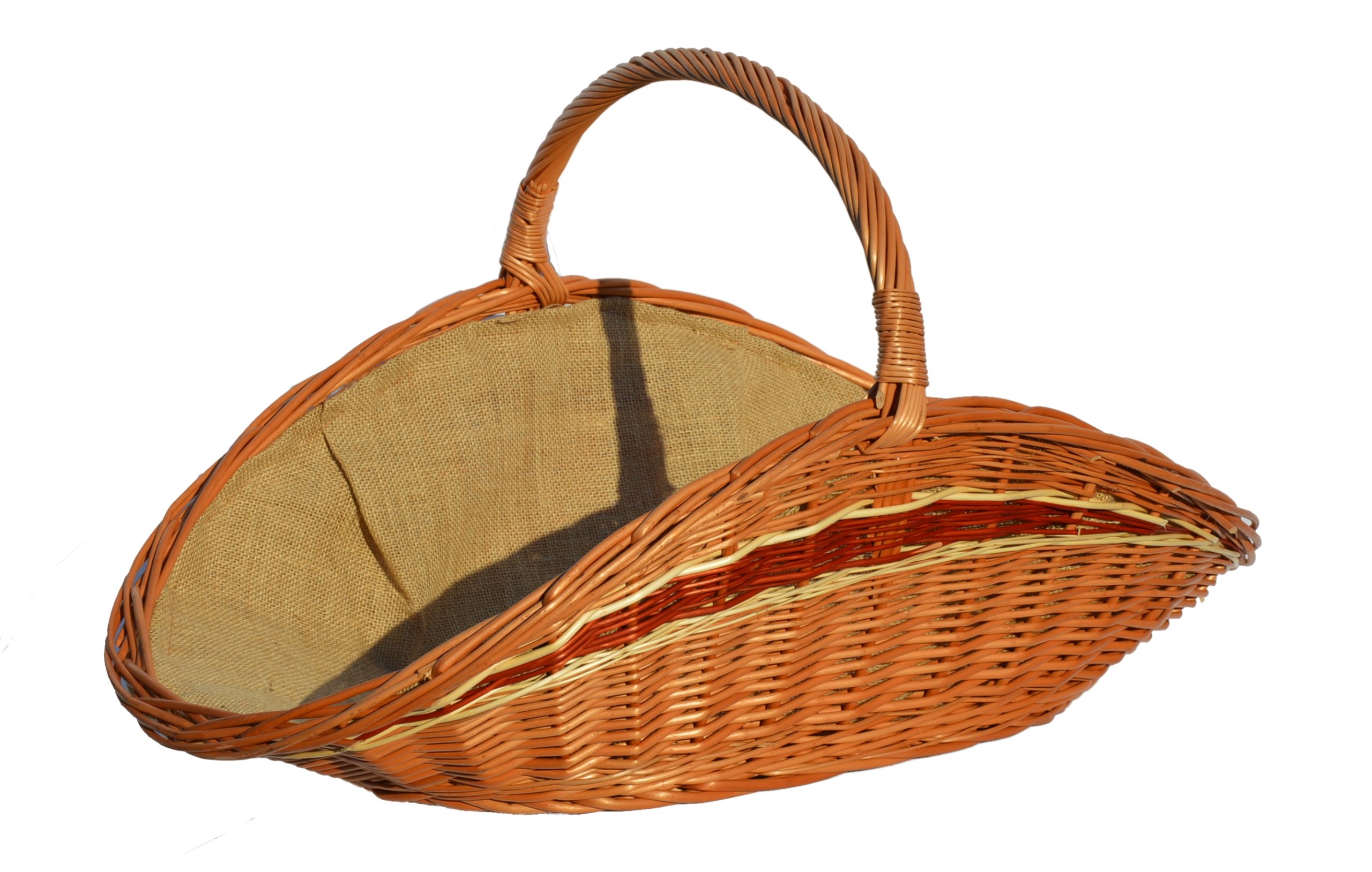Proutěný koš na dřevo do krbu 59 Cm Wiklina