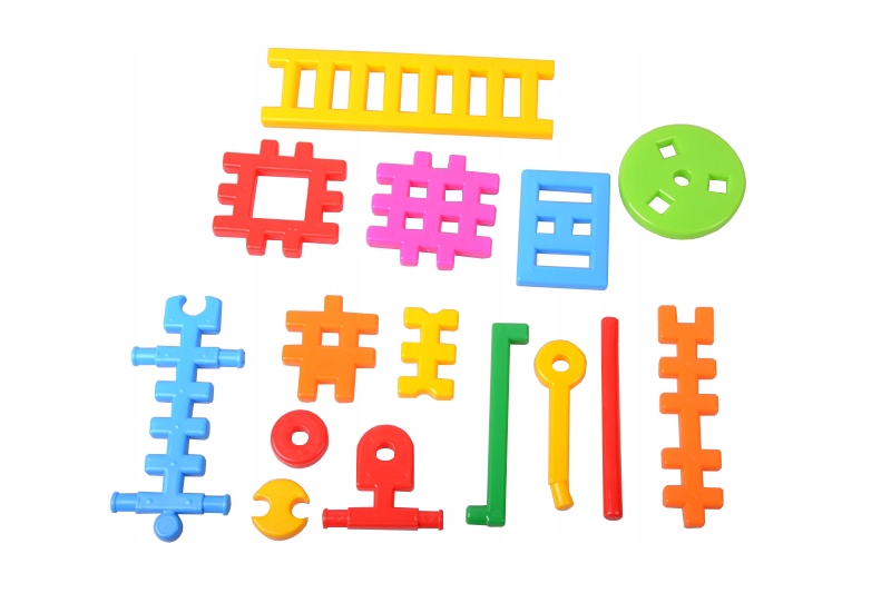 Klocki konstrukcyjne WAFLE MIX 110 +GRATIS Płeć Chłopcy Dziewczynki