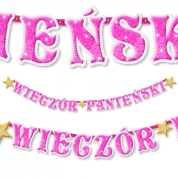 

Baner Girlanda na Wieczór Panieński 210 cm
