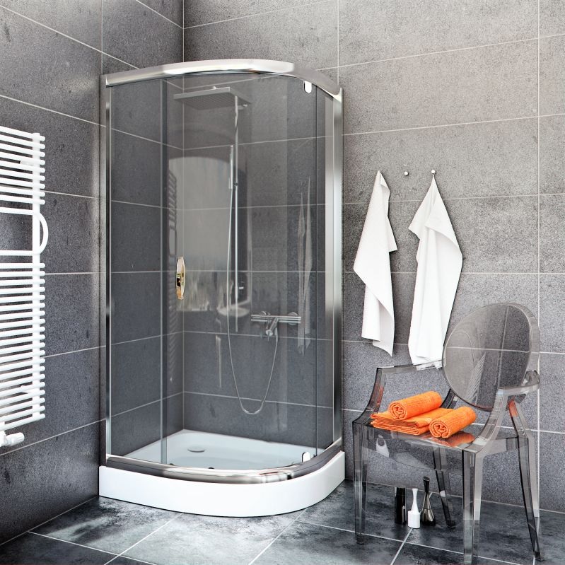 Kabina Stylio pół. 1-skrzydłowa 90 x 90 x 190 transp. przejrzysta BK502RT+