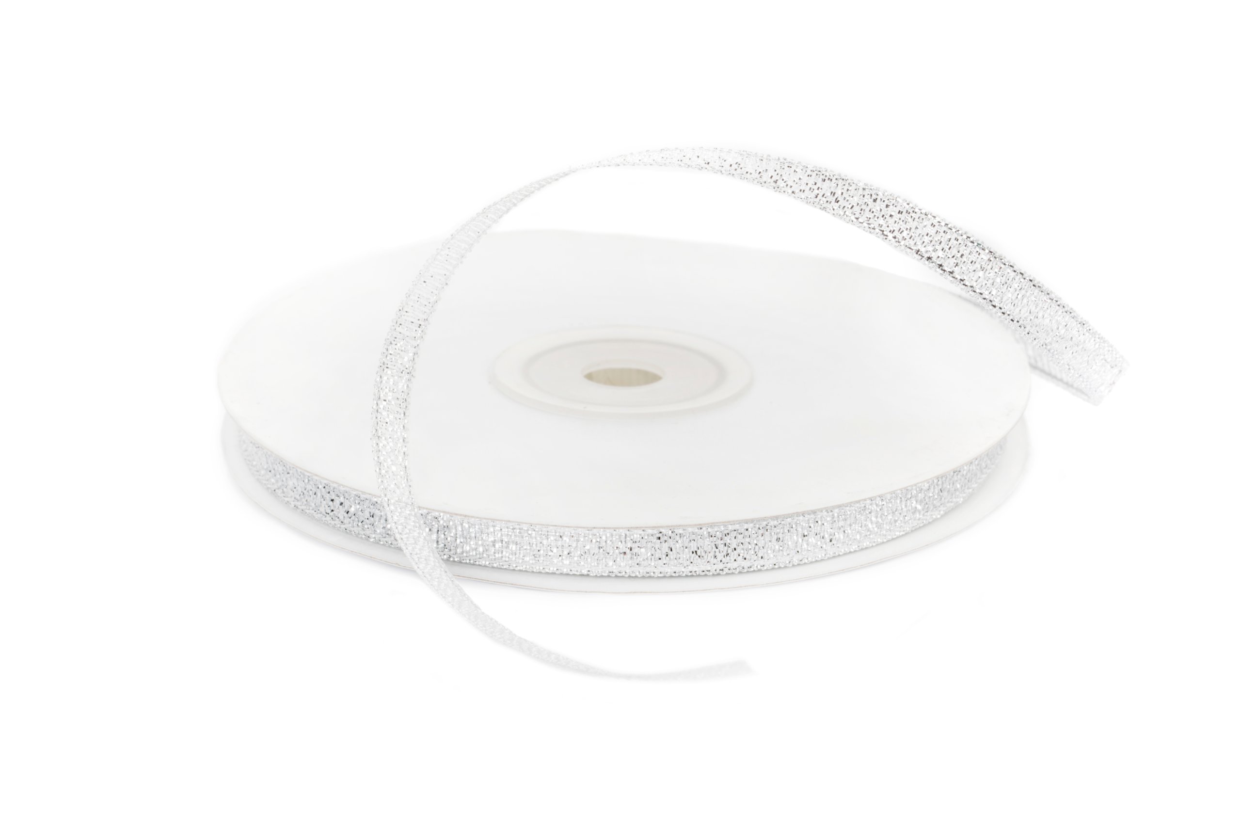 

Tasiemka Brokatowa Srebrna Wstążka 18mm 040