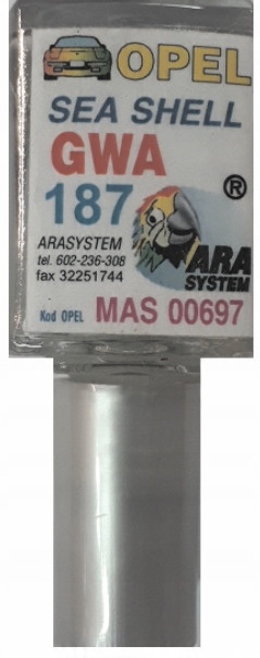 

Opel Gwa 187 Sea Shell Lakier Zaprawka Do Rys Ara
