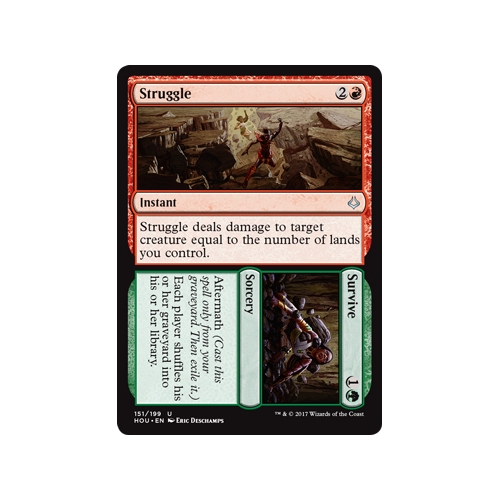 Mtg 4x Struggle Survive (Uncommon)