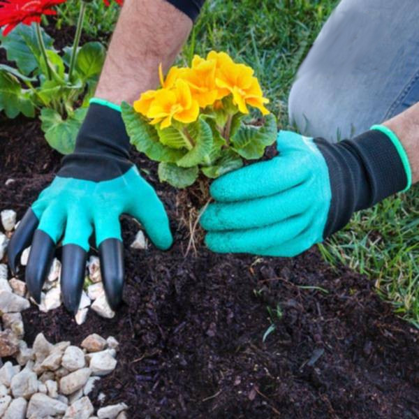 RĘKAWICE PAZURY OGRODOWE RĘKAWICZKI GRABIE PAZURKI Rozmiar uniwersalny