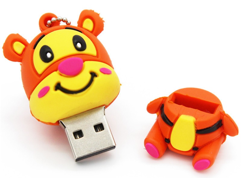 PENDRIVE USB 8 GB OSIOŁEK PROSIACZEK TYGRYSEK PROM Pojemność 8 GB