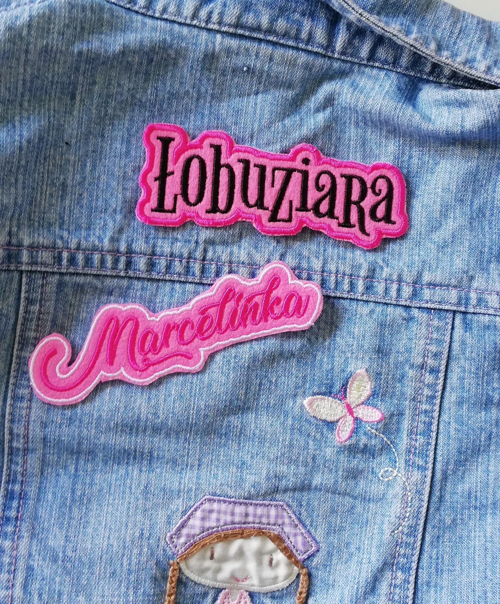 NASZYWKA termo naprasowanka IMIĘ imiennik Kolor wielokolorowy