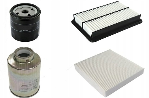 4 Filtry Outlander 2 3 2.2 diesel Asx Lancer C4 4008 Eclipse sada filtrů