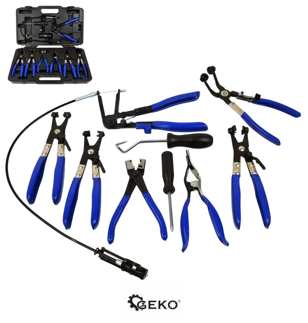 Плоскогубцы 9E с длинным шнуром GEKO