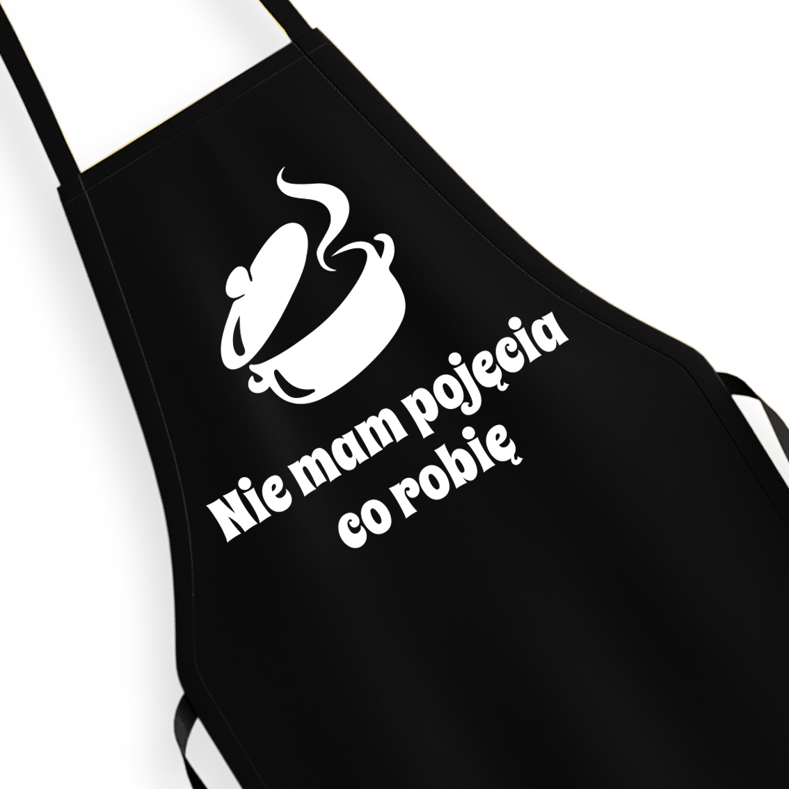 

Fartuszek kuchenny z nadrukiem Nie mam pojęcia...