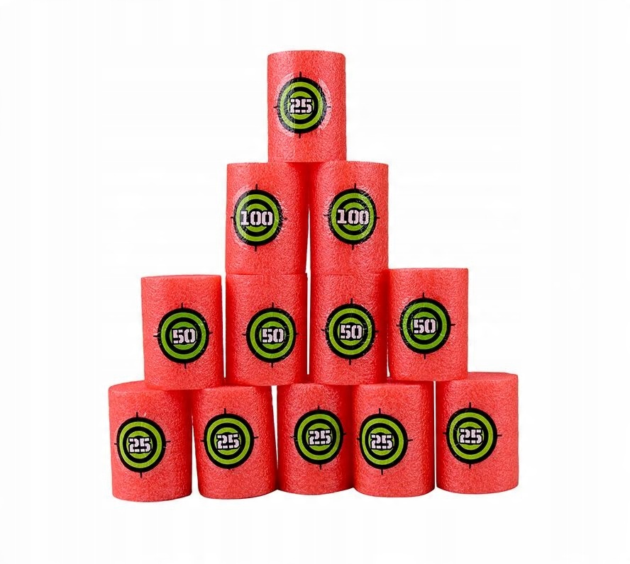 

Piankowe Cele Do Nerf 12 Sztuk Beczki