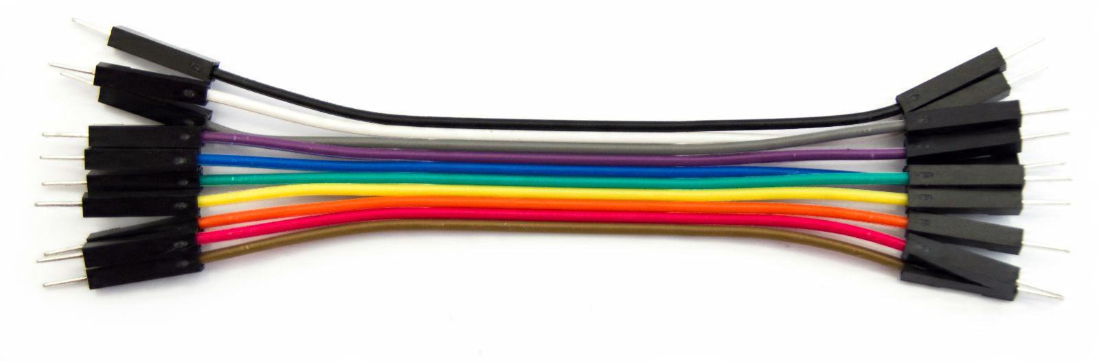 

Przewody Kable Męsko-Męskie 10 szt. 20cm