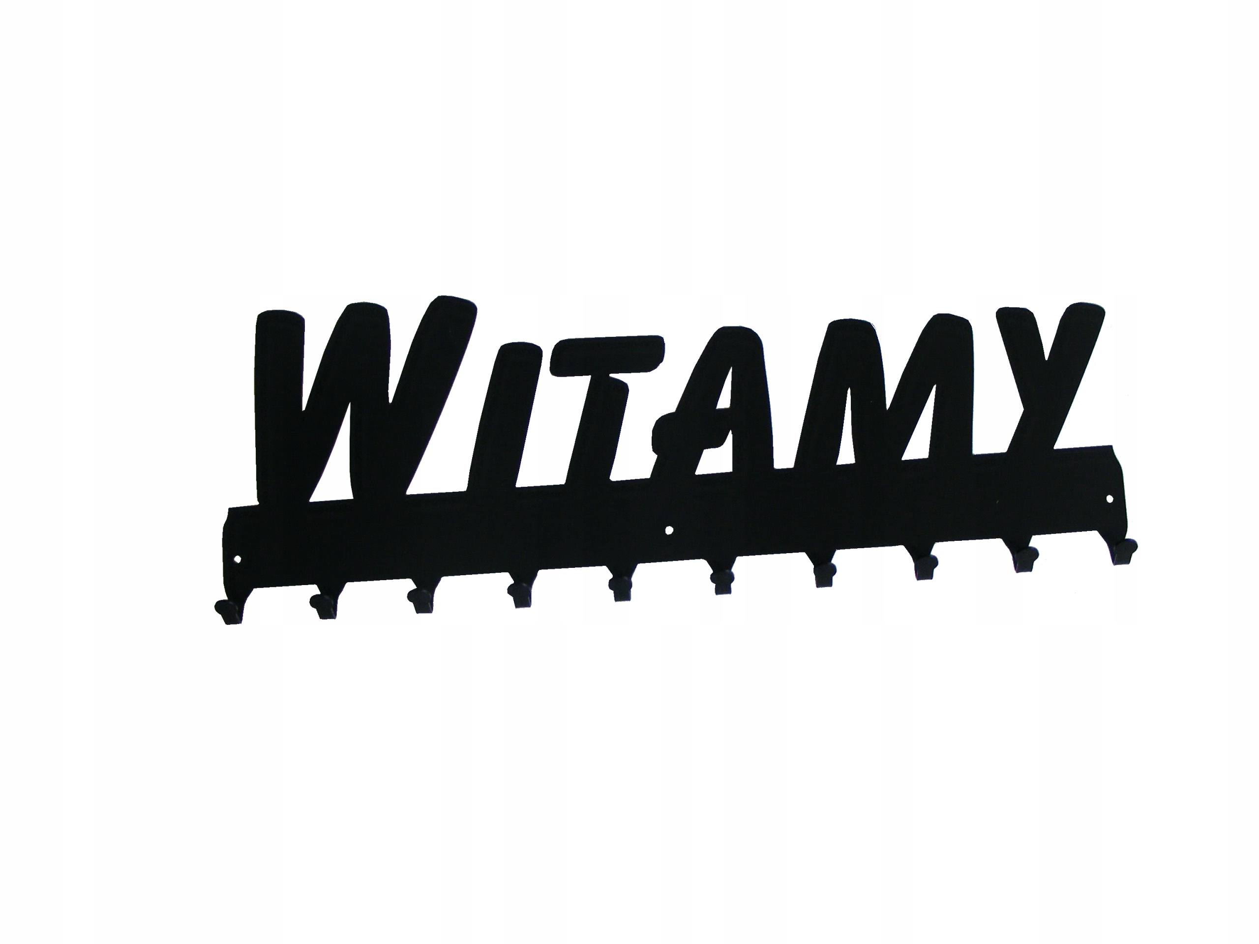 

Wieszak z napisem Witamy 60 cm metal przedpokój