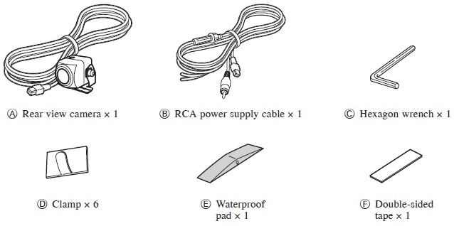 Pioneer ND-BC8 Uniwersalna kamera cofania CMOS / NTSC radia samochodowego Model ND-BC8