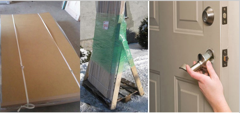 DRZWI ZEWNĘTRZNE PCV SKLEPOWE 110/210 ZŁOTY DĄB Sposób otwierania na zewnątrz