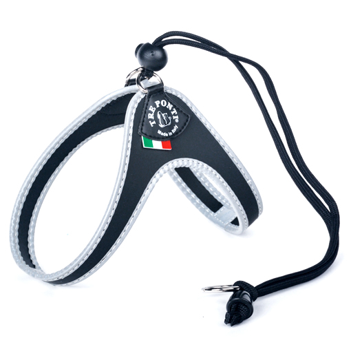 

Szelki dla kota Tre Ponti 34-44 cm czarne Odblask