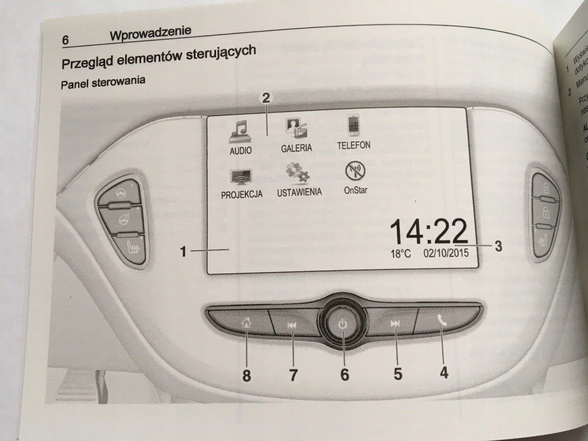 OPEL CORSA E instrukcja obsługi komplet 2014- radio nawigacja telefon Marka Opel