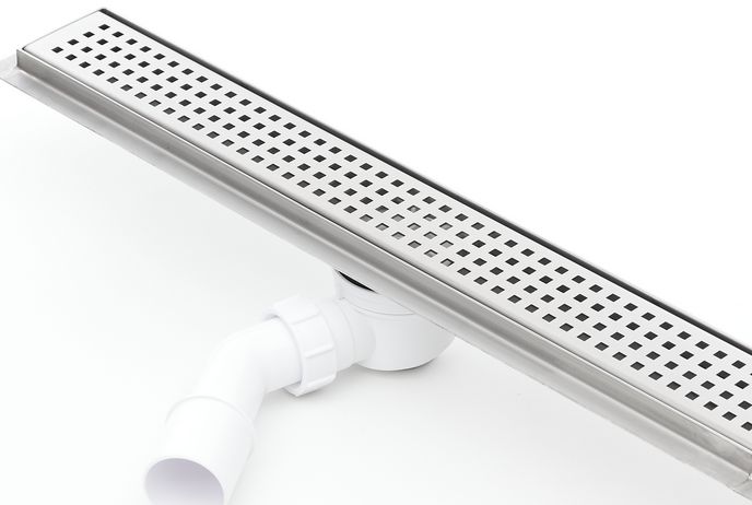 Kesmet Lineárny odtok 70 cm, rošty 10 vzorov, oceľ