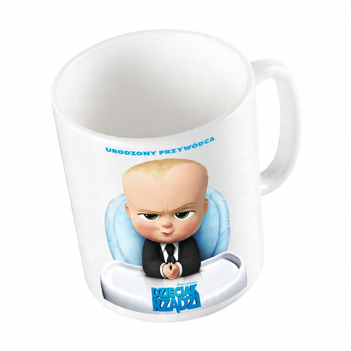 

Kubek Dzieciak Rządzi Baby Boss Imię Kartonik