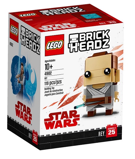 Фото - Конструктор Lego 41602 BrickHeadz Rey- Star Wars 