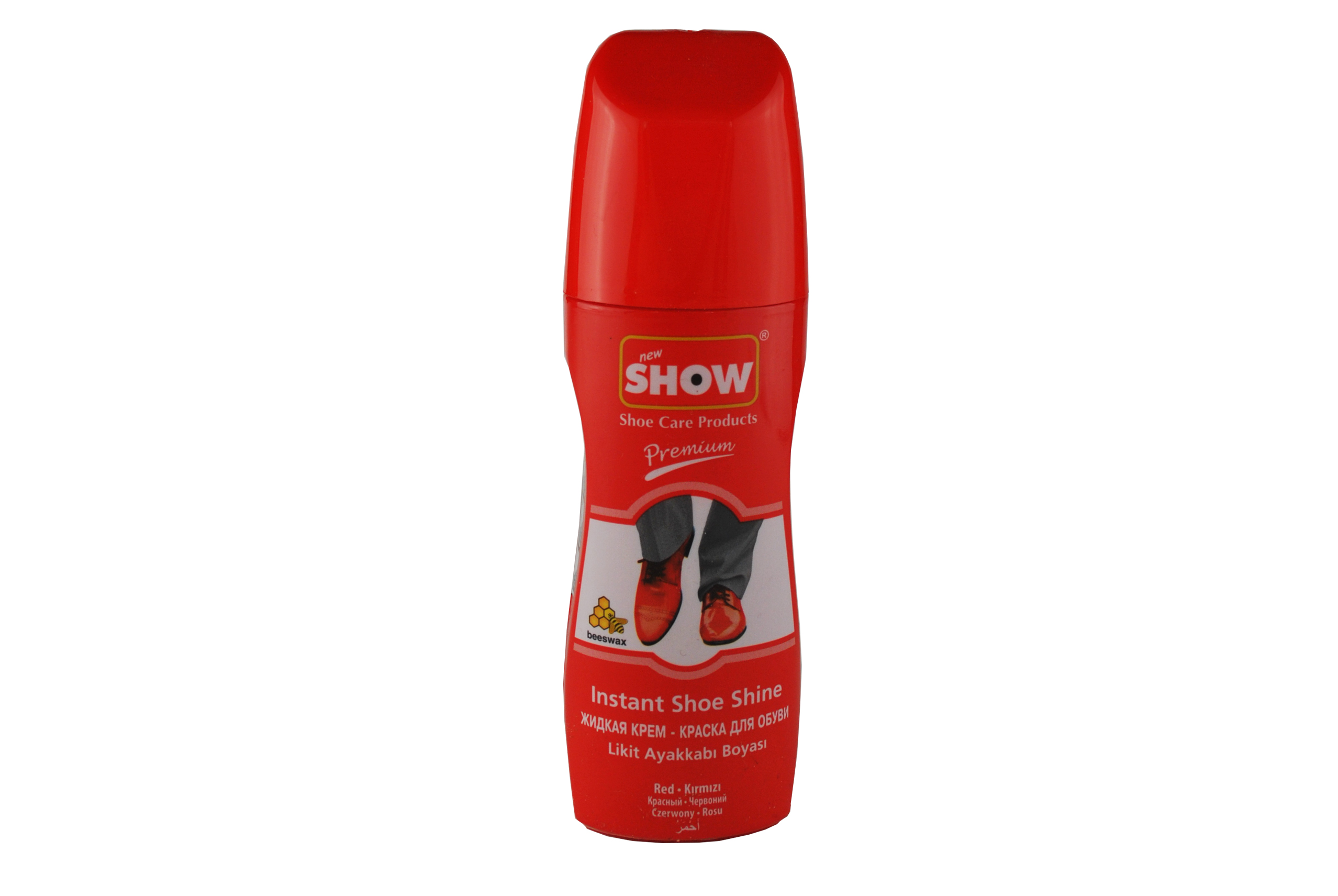 SHOW Renowator w płynie do obuwia butów skór 75ml czerwony