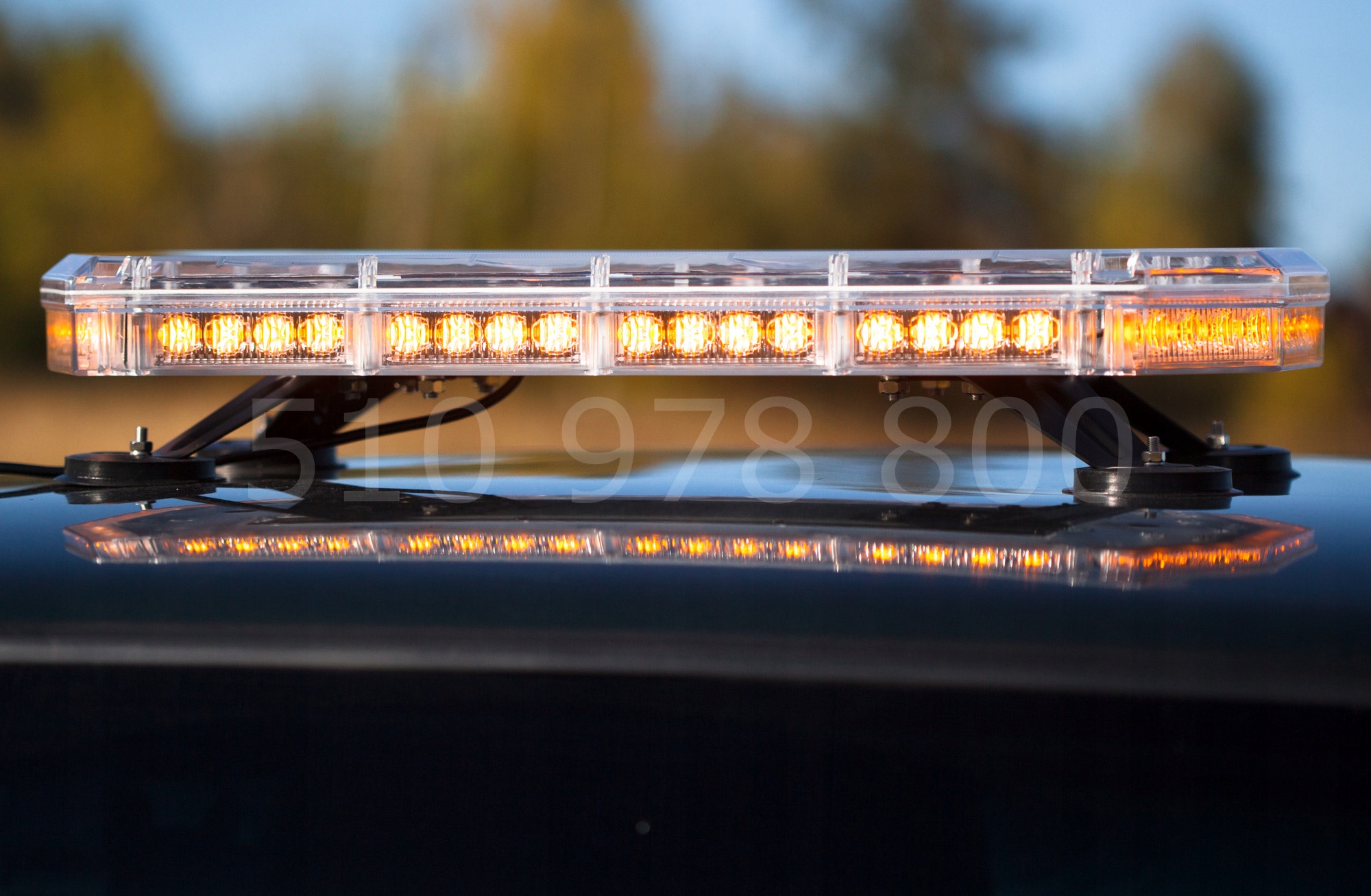 BELKA OSTRZEGAWCZA LED KOGUT MAGNES 56 LED ALR