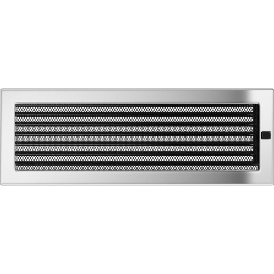 Krbová Mřížka 17x49 Žaluzie Niklovaná Ventilační