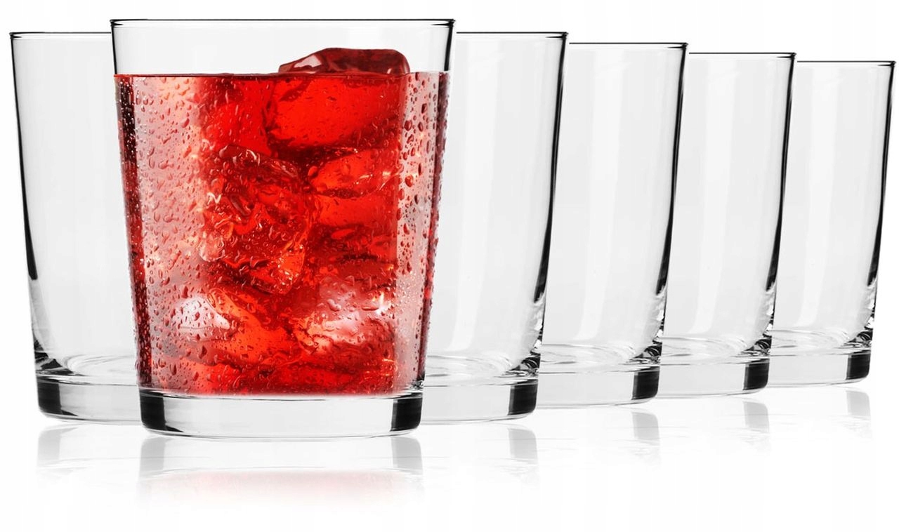 

Niskie szklanki do napojów wody Krosno Pure 250 ml