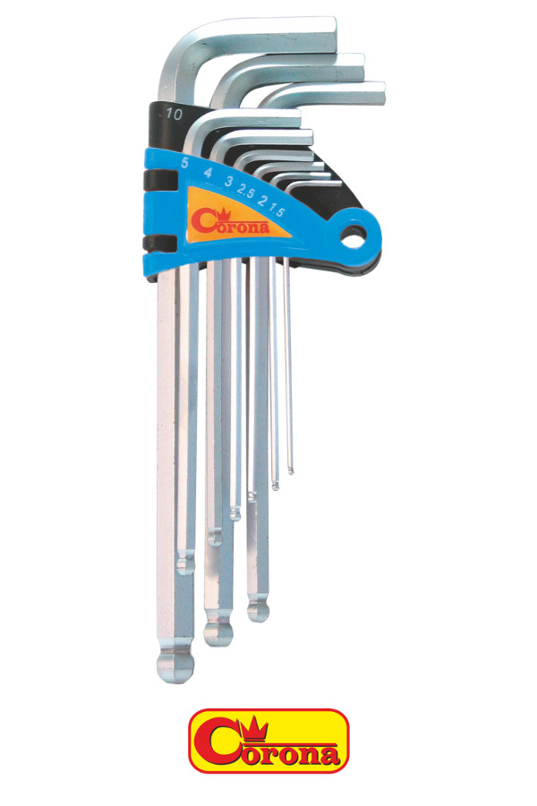 

Klucze Imbusowe 1,5-10mm Corona C6614 Zestaw 9 El.