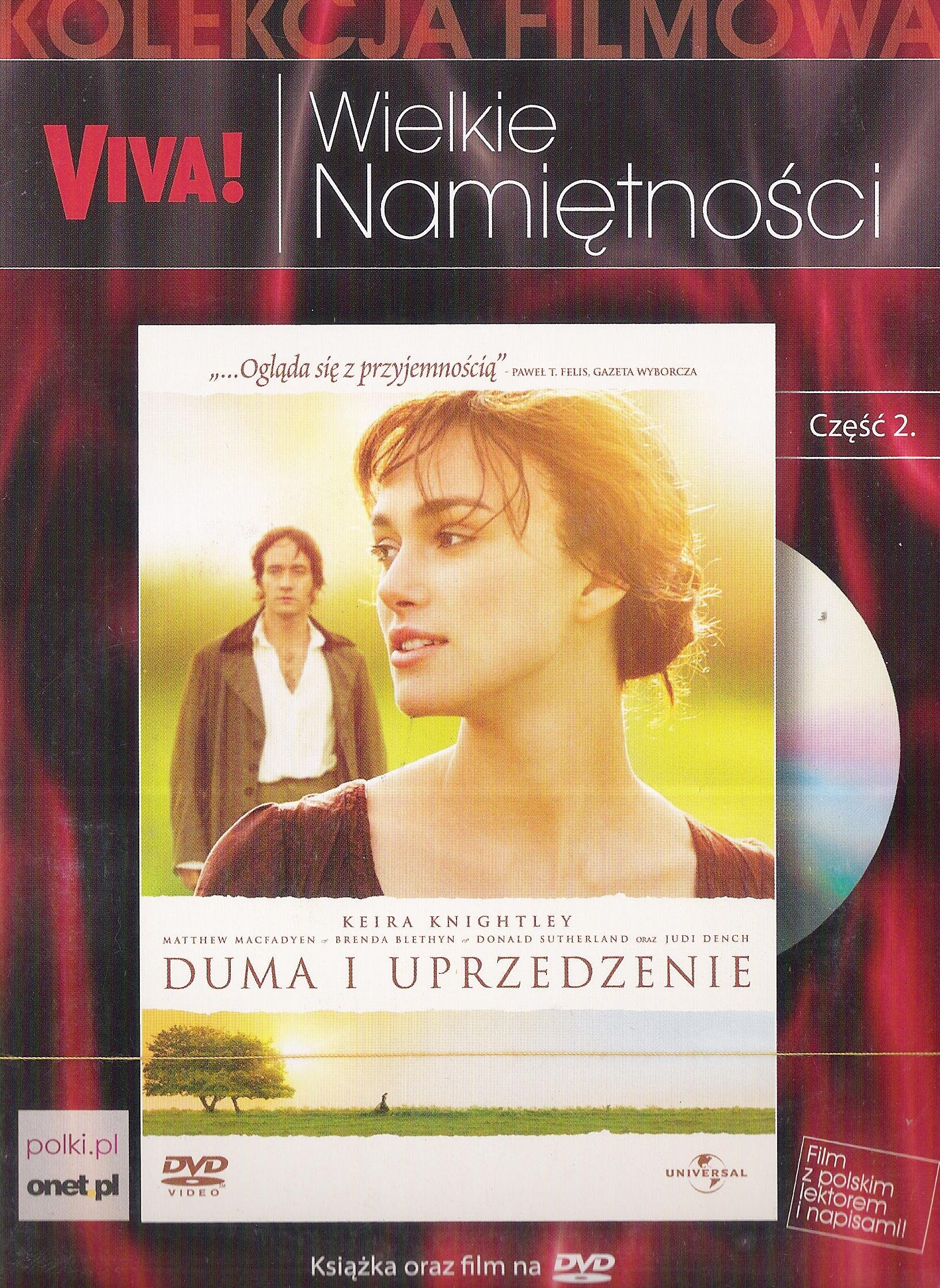 DUMA I UPRZEDZENIE ( Keira Knightley ) DVD FOLIA