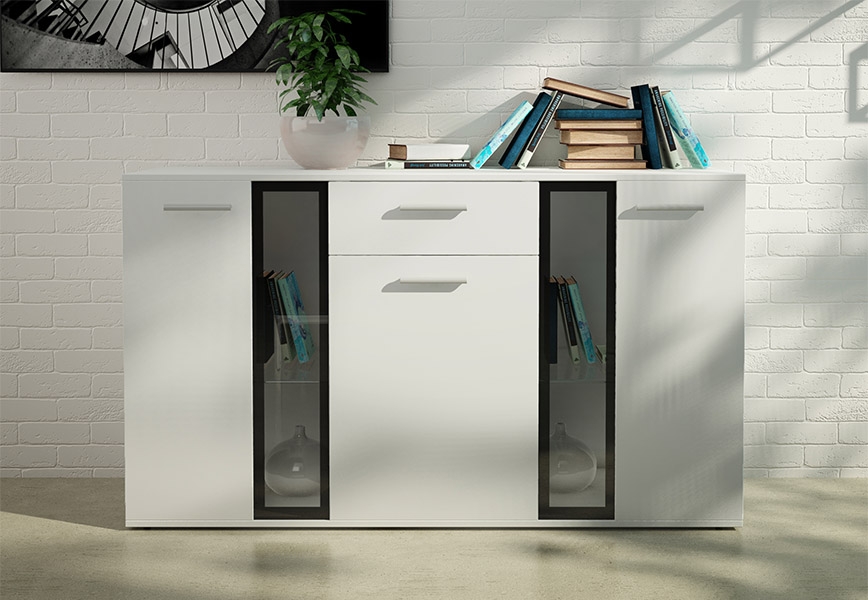 Komoda Salsa Biała Promocja Opcja LED! Kod producenta SALSAWH20