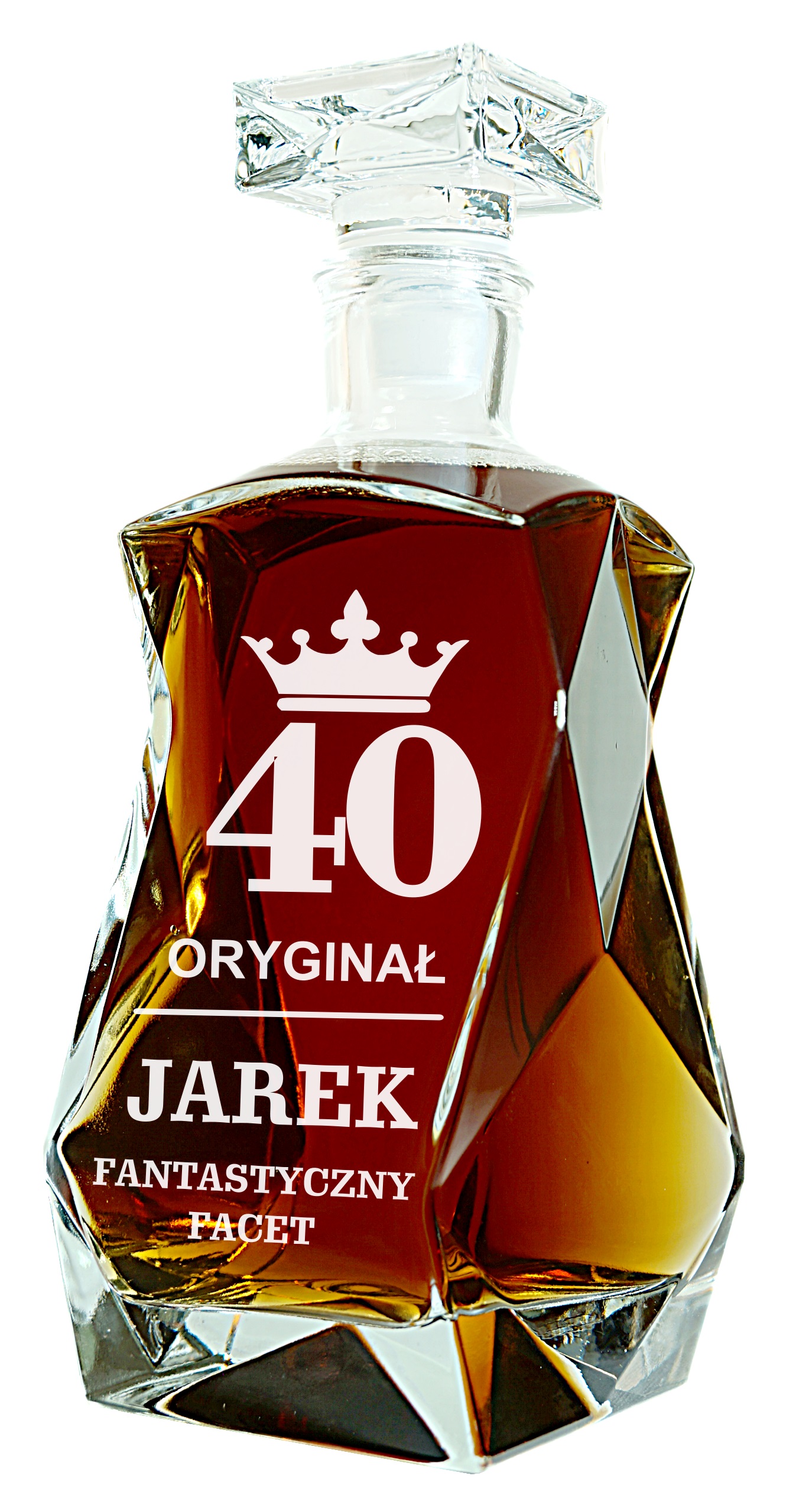 

karafka Prezent urodziny 18 30 40 50 60 Grawer