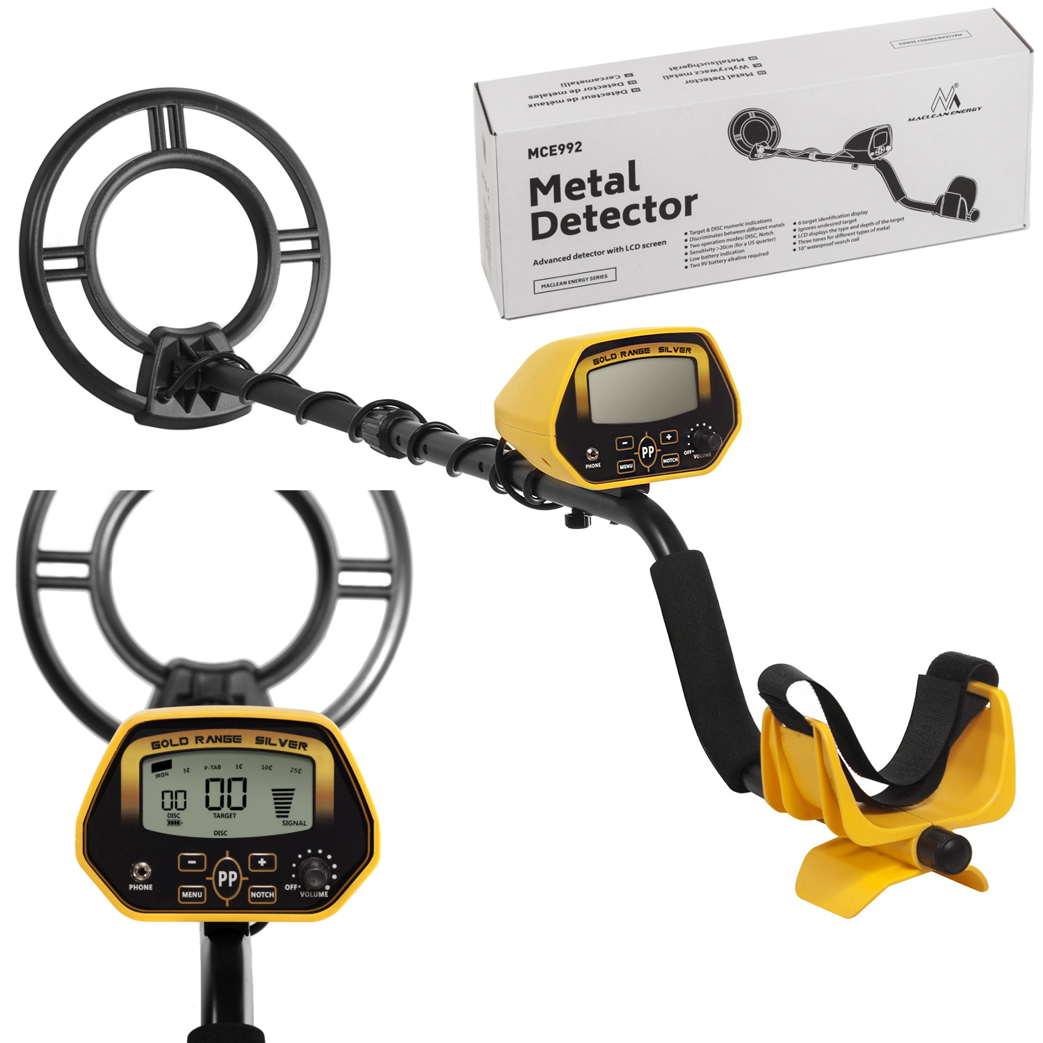 Detektor Kovů Maclean MCE-992 Pinpoint