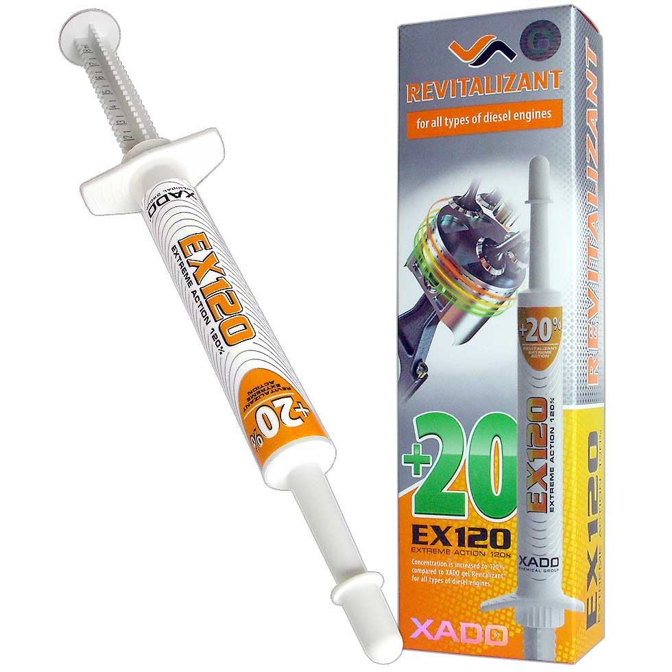 

Xado/EX120 do silnika diesla, bezinwazyjny remont